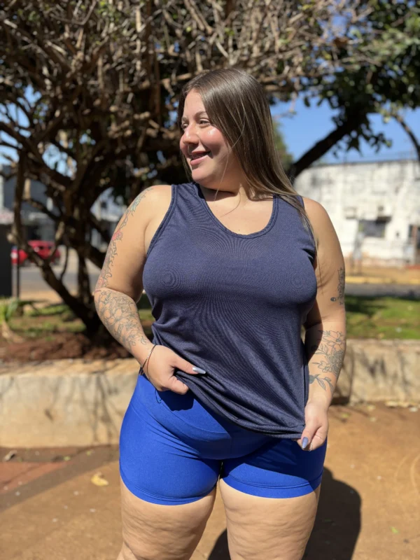 Musculosa azul