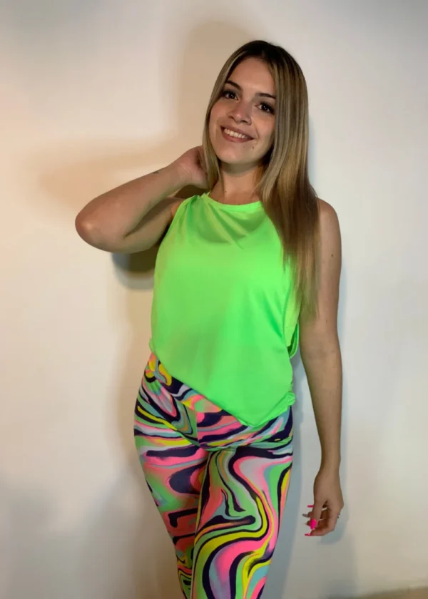 Calza larga multicolor off