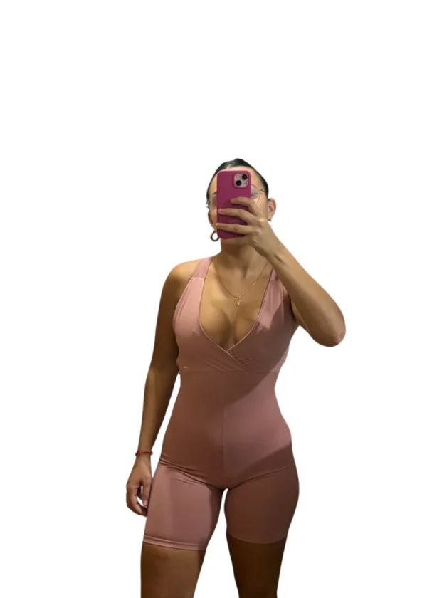Catsuit coral suave