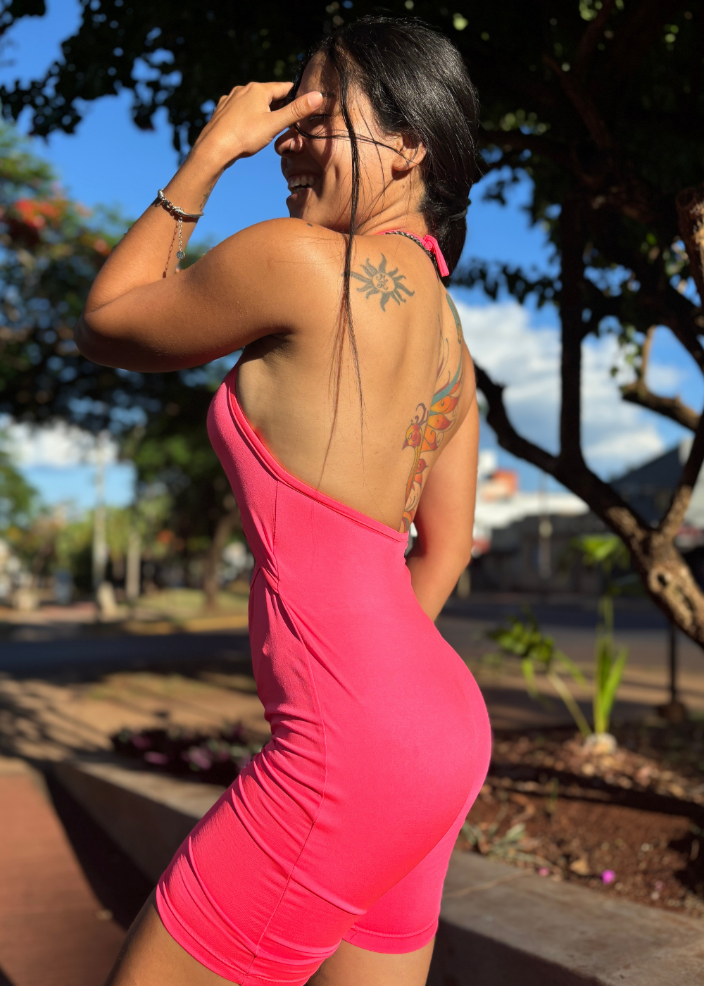 Catsuit fucsia - Imagen 2
