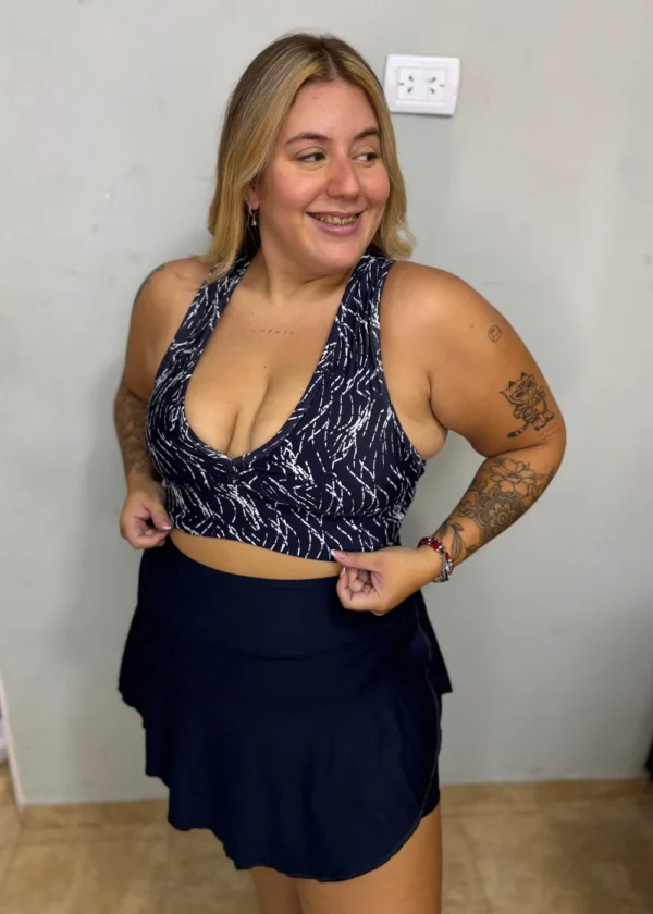 Shortpollera azul