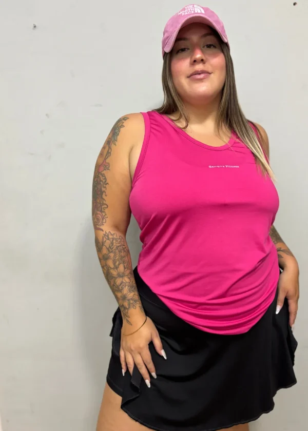 Musculosa con protección UV rosa
