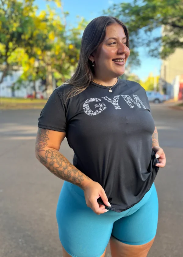 Croptop gym negro