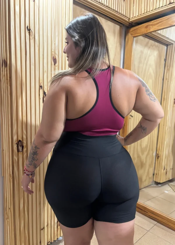 Calza corta negro