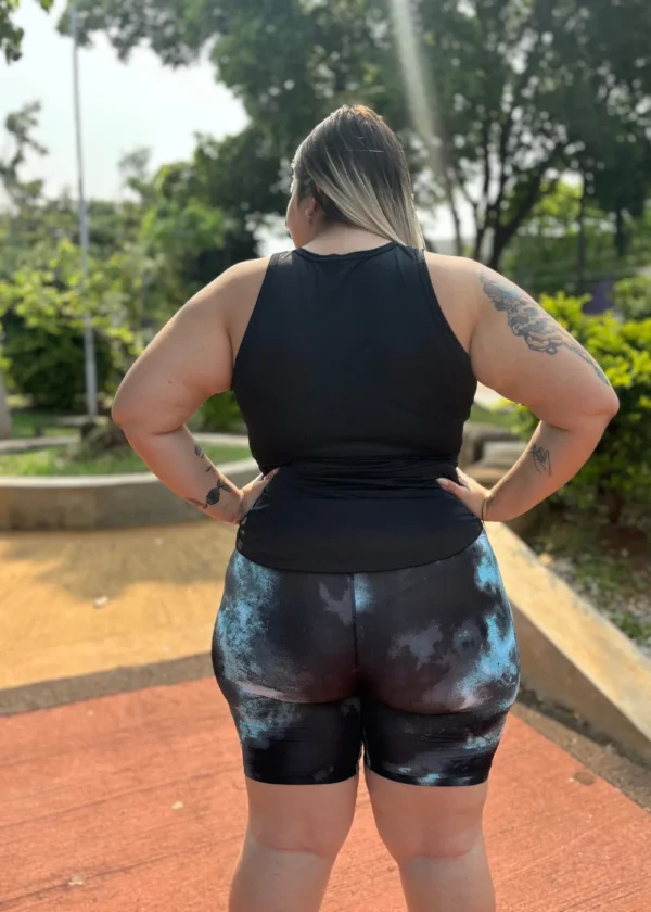 Musculosa con protección UV negro