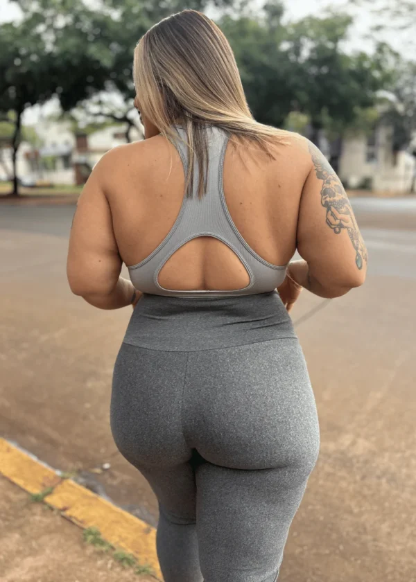 Calza larga gris